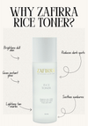 Zafirra Rice Toner - Brightening & Hydrating Face Toner