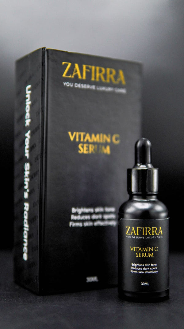 Zafirra Brightening Vitamin C Serum (Light, Non-Greasy)